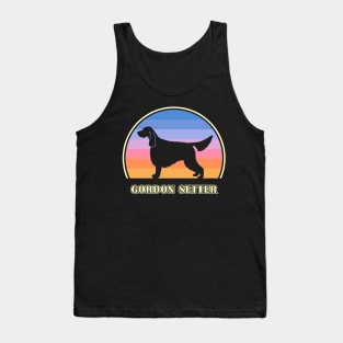 Gordon Setter Vintage Sunset Dog Tank Top